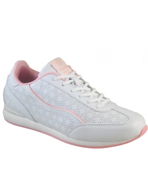 Drakes Pride COSMIC Ladies Bowls Shoes - White/Pink